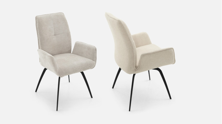 Fauteuil tissu LOUISE