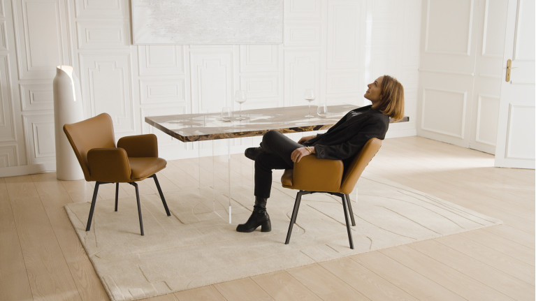 Fauteuil cuir LEON