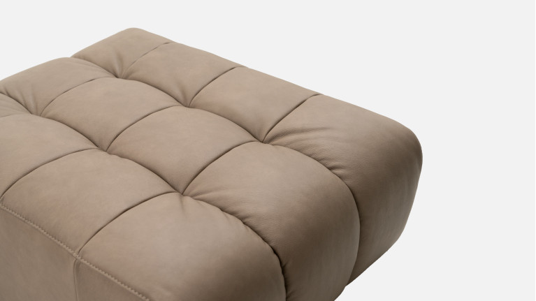 Pouf cuir BEACH